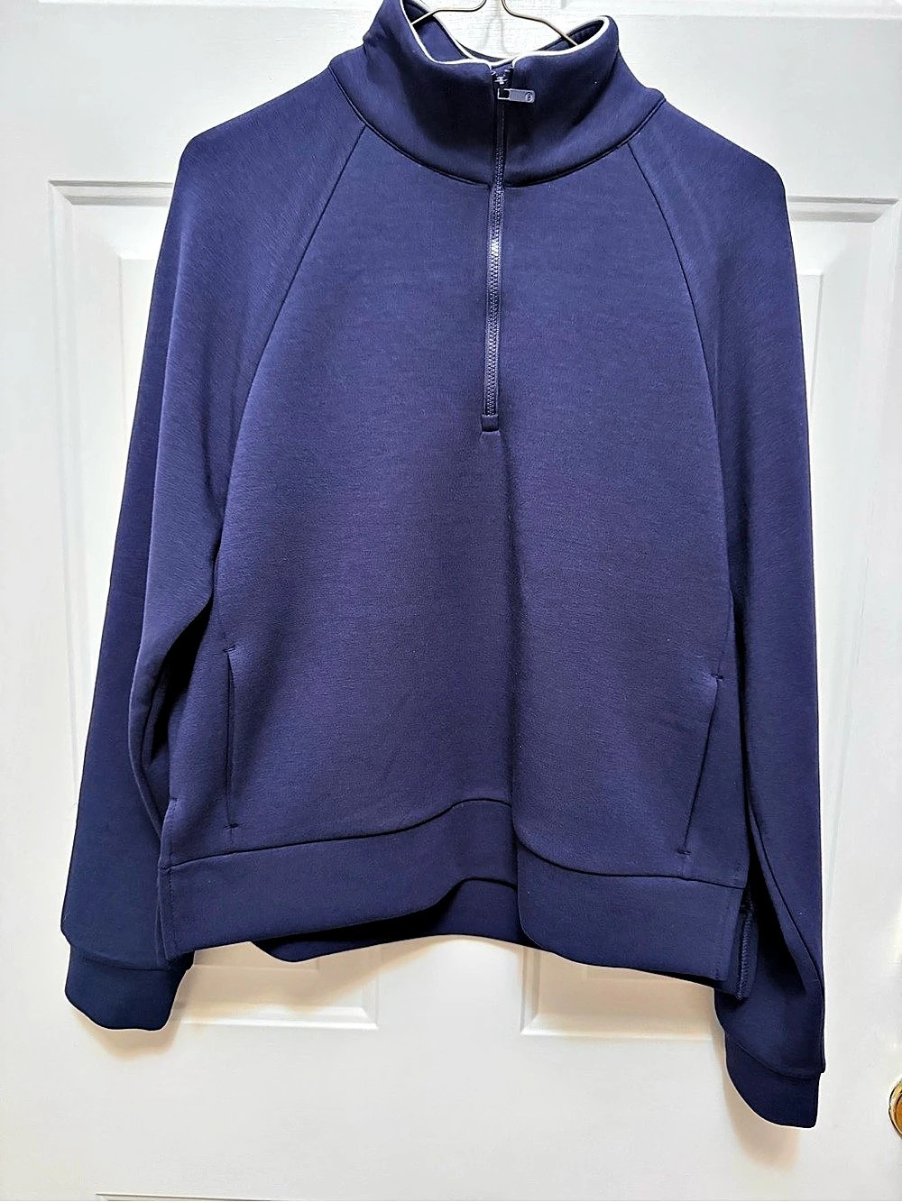 Calia 40 Soft Scuba Golf Quarter Zip Quarter Zip Blue Size Medium NWT